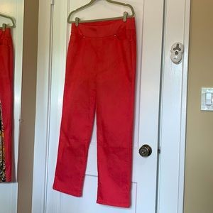 Denim & Co Warm Coral Smooth SleekStretch Jeans 12